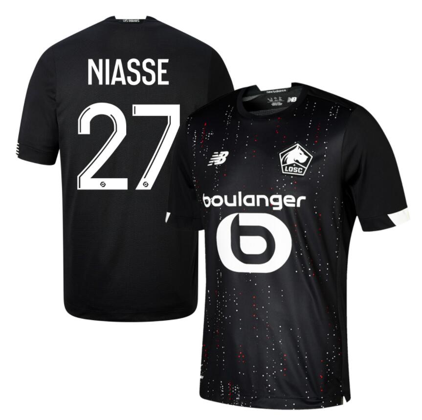 LOSC Lille Away Kit Soccer Jersey NIASSE #27 2020/21